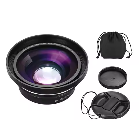 37mm 0.39X Full HD Wide Angle Macro Lens Accessory Replacement for Ordro Andoer Digital Video Camera