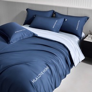 HLA | Summer A-Class Washed Ice Silk Bedding Set 4-Piece Quilt Cover Sheet Duvet Cover Dormitory 3-P