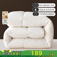 百丽丝  100%澳洲进口羊毛被 纯羊毛被子被芯保暖抗菌冬被春秋被 【100%澳毛】冬被(约4-7斤) 200cm×230cm