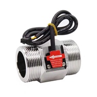 HUINUOLAN | มิเตอร์วัดการไหลแบบเทอร์ไบน์สแตนเลส NPN Hall Sensor
