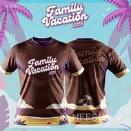 EvoNova 2026 New Blue JERSEY Baju T-Shirt Lelaki Family Day Short Sleeve Full Sublimation Couple Set
