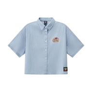 Giordano Womens Loose Denim Shirt (Toy Story) 05345249001 เสื้อเชิ้ตผู้หญิง เสื้อจิออดาโน