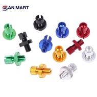 AN.MART 2PCS Universal Motorcycle Break Clutch Throttle Cable adjuster M10 Screw MY