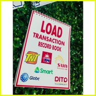 ✗ ♂ ☌ LOAD/ELOAD TRANSACTION NOTEBOOK