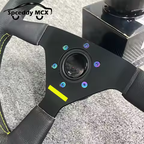 6Pcs Burnt Titanium M5 Car Steering Wheel Bolts Screws +L Wrench for race steering wheel Works Bell 