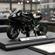 Ninja H2R 1:18 Scale Diecast Motorcycle Toy Model Black Gift  Ninja H2R 1:18 Skala Diecast Model Mai