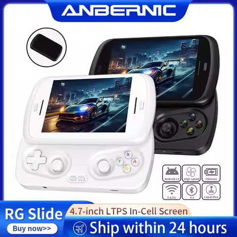 Anbernic RG Slide Handheld Game Console 4.7-inch LTPS In-Cell Screen Android 5000mAh Video Gaming Pl