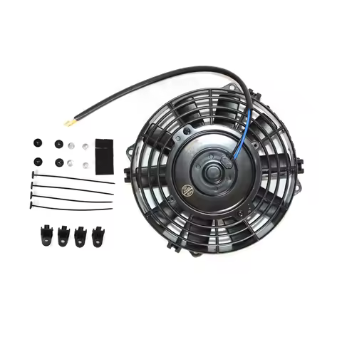 Automobile air conditioner cooling electronic fan,condenser fan 8,9,10,12,14 inches,80W 12v/24V