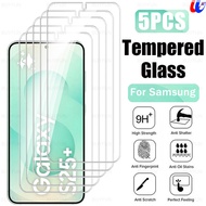 5Pcs Kính bảo vệ trường hợp cho Samsung S25 cạnh kính cường lực Galaxy S25 cạnh S25 siêu S25 cộng vớ