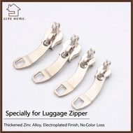 YELGIRL Zipper Slider, 5 8 10 Large Size Zipper Head, Bag Zipper Replacement Replacement with Holes 