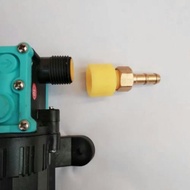 Konektor Pompa DC Output Drat 18mm ke Nepel Selang 12mm atau 5/16”