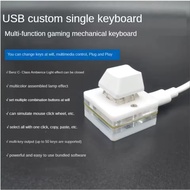 1-Key Keyboard Shortcut USB Custom Programmable Macro Keyboard Hot Key Mouse One Key Button RGB Mini