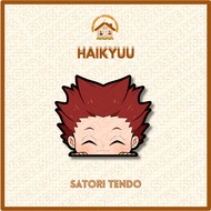 Anime Haikyu Satori Tendo Vinyl Waterproof Matte Peeker Sticker