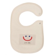 Baby Unisex Baby Cotton Bib With Bear/rabbit/smile Face Drool Bib Comfortable Easy Wipe Clean For Boys &amp; Grils Korean