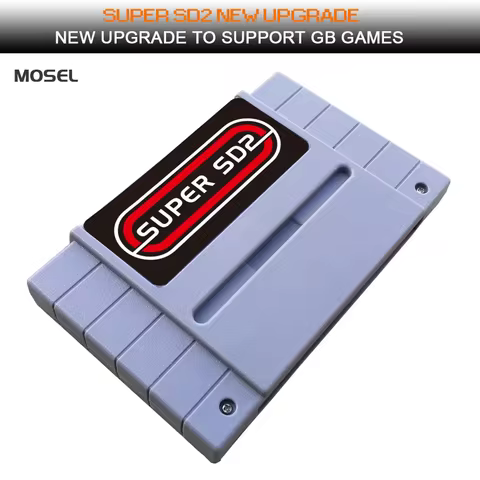 China version SUPER SD2 pro rev.X snes sfc pro supports special chip games for super family Console 