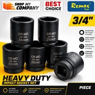 REMAX IMPACT SOCKET 3/4″ DR (19mm-60mm)
