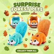 ZURU Scurry'n Squirrel Blue+Orange 2PK - Touch-Responsive Robotic Toy with Lifelike Movement, Super 