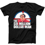 The Six Million Dollar Man T Shirt 70S Tv Show Tops Casual Streetwear T Shirt