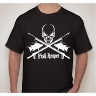 FISH REAPER Spear fishing speargun Hogfish Fishermen tee T shirt spearfishing