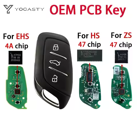 YOCASTY Smart Remote Car key ID47 Chip 4A Chip OEM PCB For MG MG4 MG5 ZS MGHS hybrid HS EHS ZX GT Fo