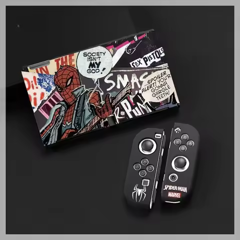 New Marvel Spiderman Venom Protective Cover for Nintendo Switch 2 OLED NS Joy-Con Base Shell Silicon