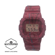 [Watchspree] Casio G-Shock DW-5600 Lineup Treasure Hunt Series Shibuya Map Graphics Red Resin Band Watch DW5600SBY-4D DW-5600SBY-4D DW-5600SBY-4