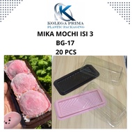 MIKA MOCHI/ TRAY BOLU GULUNG/ MIKA BG 17/ MIKA MURAH ISI 20PCS
