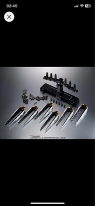 「解體匠機」浮游炮裝 Metal Structure NU Gundam Option Parts Bandai Tamashii Nations RX-9367 （全新啡 盒未開行版）