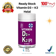 Vitamin D3 K2 IPI Contains 25 Tablets HALAL ORI BPOM