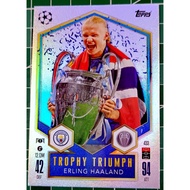 Topps Trading Card - Trophy Triumph Erling Haaland
