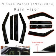 COS NISSAN PATROL 1997 1998 1999 2000 2001 2002 2003 2004 RAIN VISOR WINDOW VISOR DEFLECTOR (6652)
