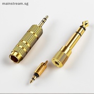 [Mni] 1/2Set 6.5mm To 3.5mm And 3.5mm To 6.5mm Audio Adapter Set 1/4-inch To 1/8-inch And 1/8-inch T