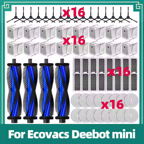 Fit For Ecovacs Deebot mini Vacuum Replacement Parts Main Side Brush HEPA Filter Mop Cloth Dust Bag 