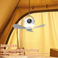 1pc Remote Control Ceiling Fan With Night Light - 9cm X 8.7cm Portable Fan, 12cm X 6.2cm Large Fan B