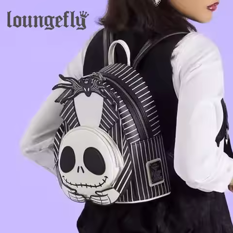 New Loungefly Disney The Nightmare Before Christmas Headless Jack Skellington Mini Backpack