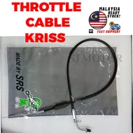 THROTTLE CABLE KRISS KRISS2 KRISS110 FL110 KRISS100 MR1 MINYAK CABLE SRS cable minyak kriss