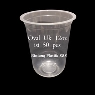 U cup oval uk 16oz, 14oz, 12oz, oval plastic cup