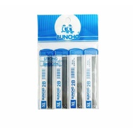 [ Buncho ] 2B Mechanical Pencil Lead 0.5mm (4 in 1)