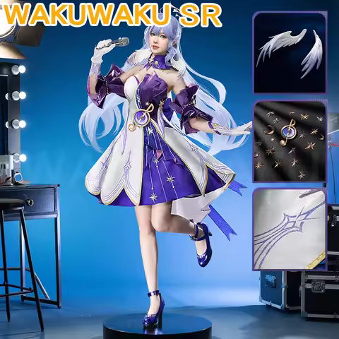 Robin Cosplay Costume Game Honkai: Star Rail Cosplay WakuWaku-SR Women Uniform Robin Dress Cosplay S