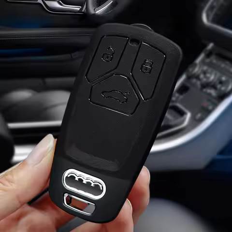 For Audi Q5 A4 B9 A6 A5 A4L A5 Q5 Q7 TT TTS A6 8s S5 Sline SQ5 New TPU Car Key Fob Case Shell Cover 