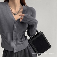 autumn jacket woman winter jacket woman jacket woman Early Autumn Women's Square Neck Cardigan - Chi