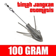 Timah Jangkar Otomatis Anti Nyangkut Pemberat Bandul Pancing