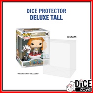 DICE Protector - Funko Pop Deluxe Tall Protector 0.5mm Hard PET Plastic Funko Pop Protector