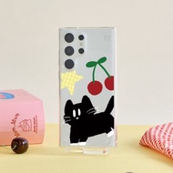 暴走吧喵喵晶石透明防摔SAMSUNG繩掛手機殼