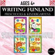 (SI)WRITING FUNLAND : a to z FUN WITH LOU LION | ZAC ZEBRA & 1 TO 10 TEX TIGER | GIL GIRAFFE - PRESC