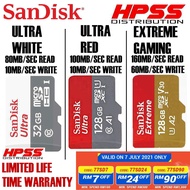 SANDISK MICROSD ULTRA/EXTREME CLASS 10 Micro SD Memory Card - 16GB/32GB/64GB/128GB. EXTREME PRO KING