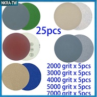 【5.27】 {}25pcs And 3 Inch 3000 4000 5000 7000Grit Sandpaper Sanding Discs