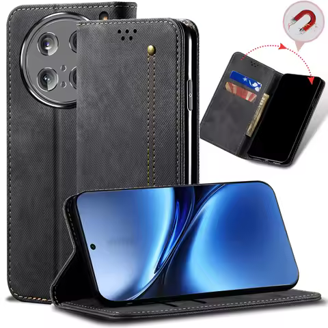 Luxury Leather Flip Wallet Case For VIVO X200 PRO / X200 Card Slot Stand Magnetic Phone Cover House 