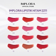 Implora Lipstik Hitam 2211 - Hadir dalam 12 warna.