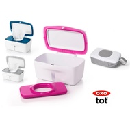 OXO Tot Perfect Pull Wipes Dispenser with Weighted Plate // On-the-Go Wipes Dispenser